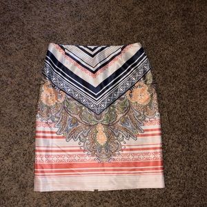 Ladies Antonio Melani multi color skirt